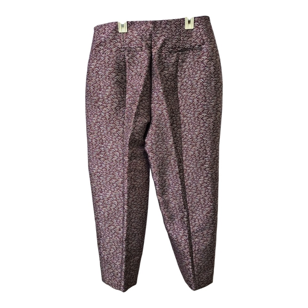 KATE SPADE New York Womens 10 Jacquard PANTS Cropped Party Bubbles Design‎ $398 - Picture 3 of 8